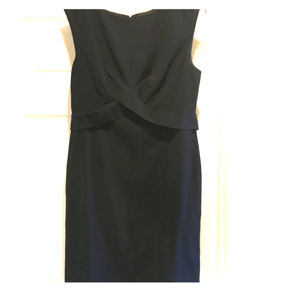 Beautiful black sleeveless dress. Like new.